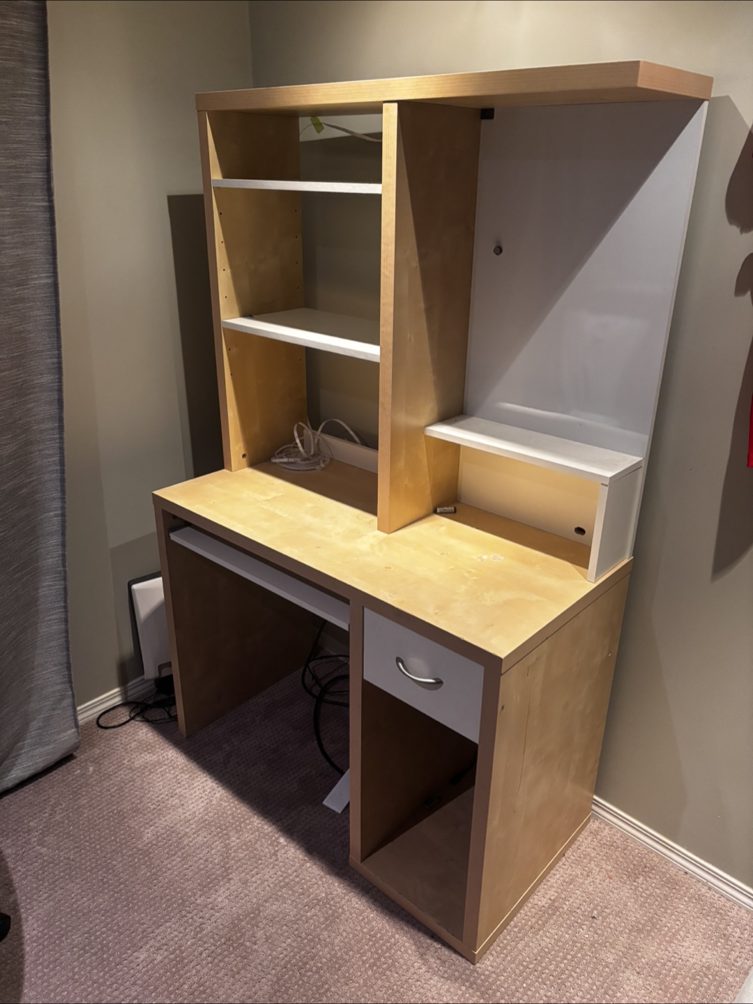 Computer Desk with Hutch - photo 2