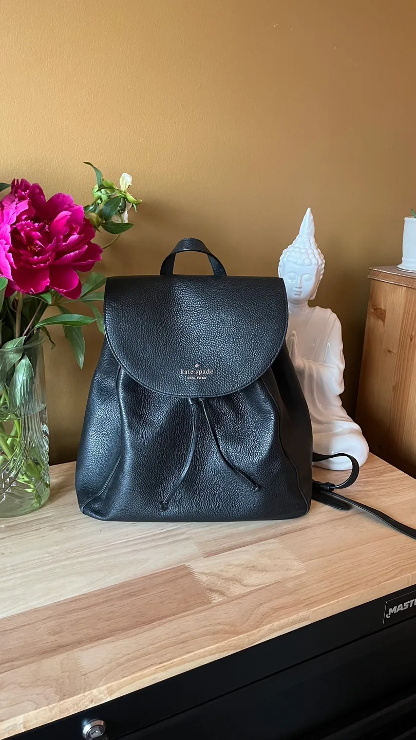 Kate Spade Black Backpack image indicator(2)