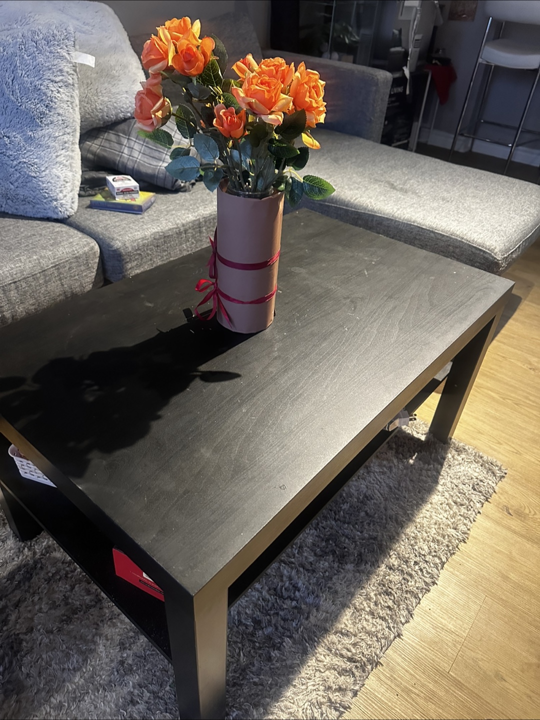 Black Square Coffee Table
