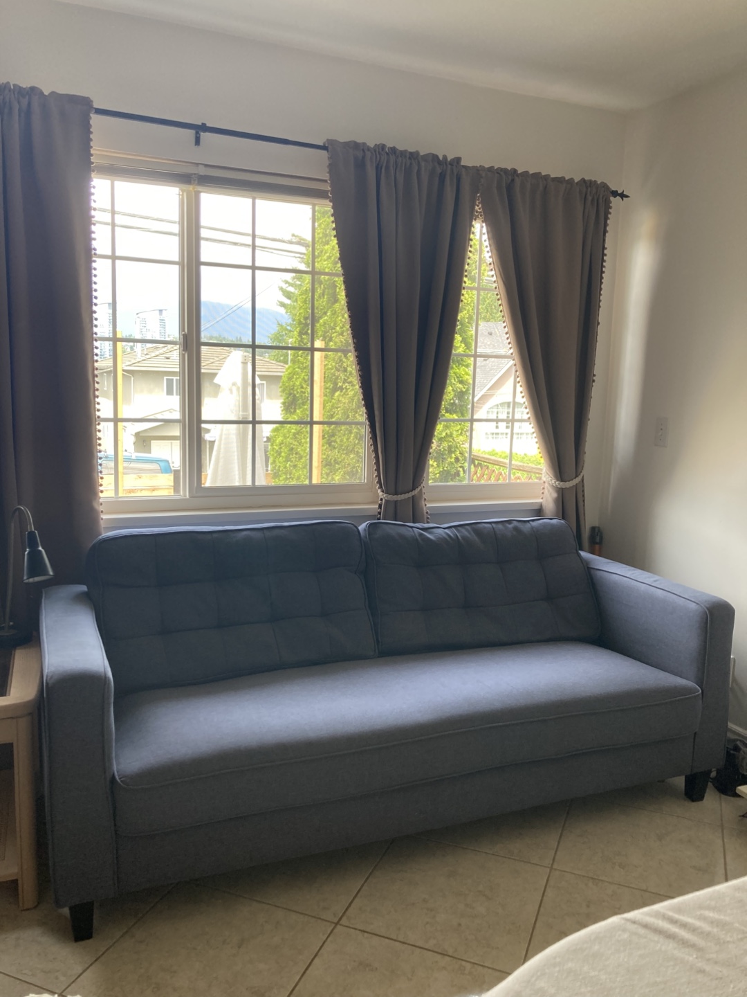 Blue Couch and Armchair Set - photo 3
