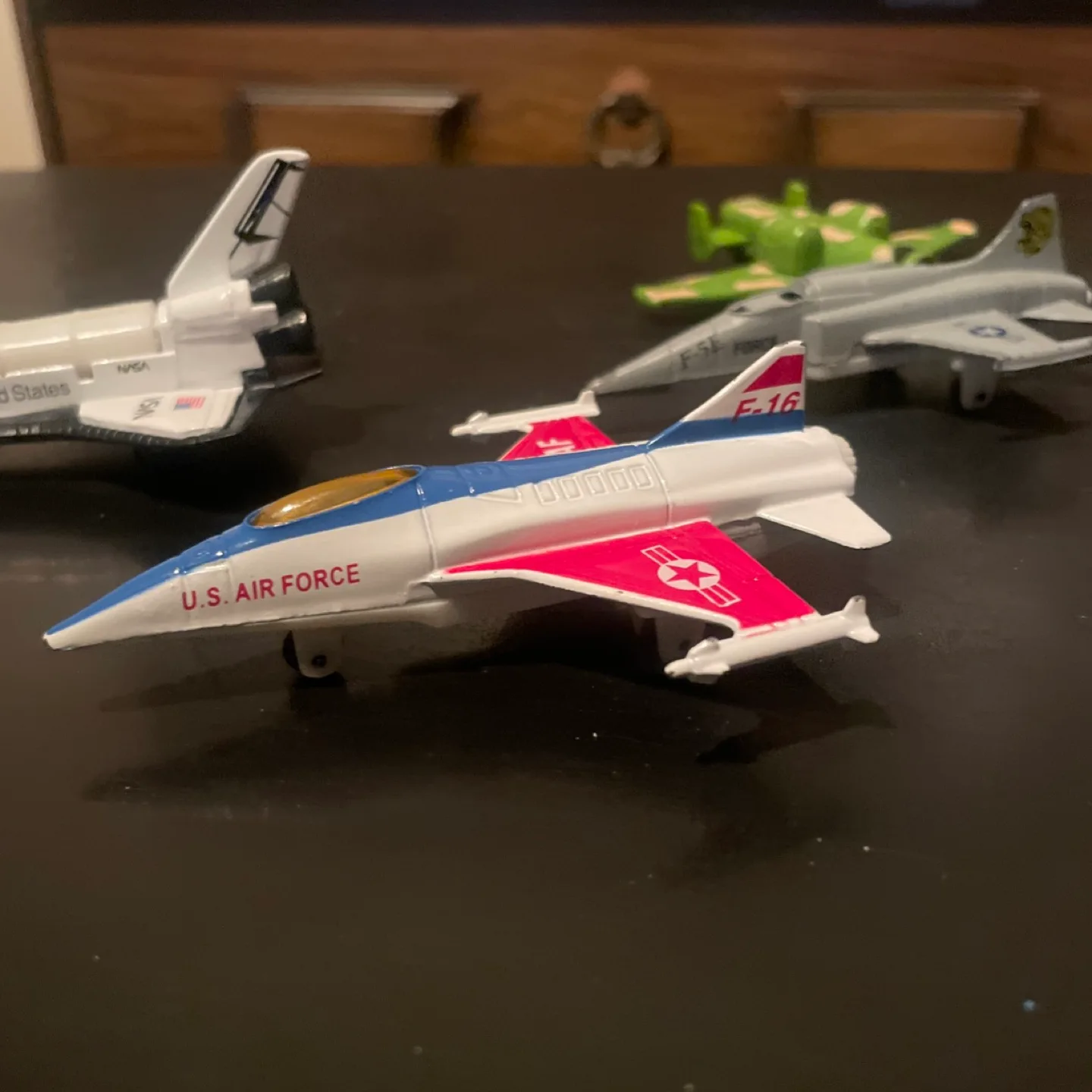 Vintage lot of diecast cars trucks planes image indicator(6)