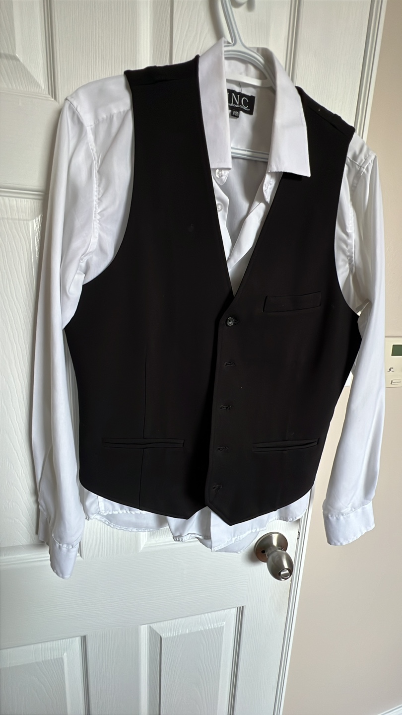 vest and shirt