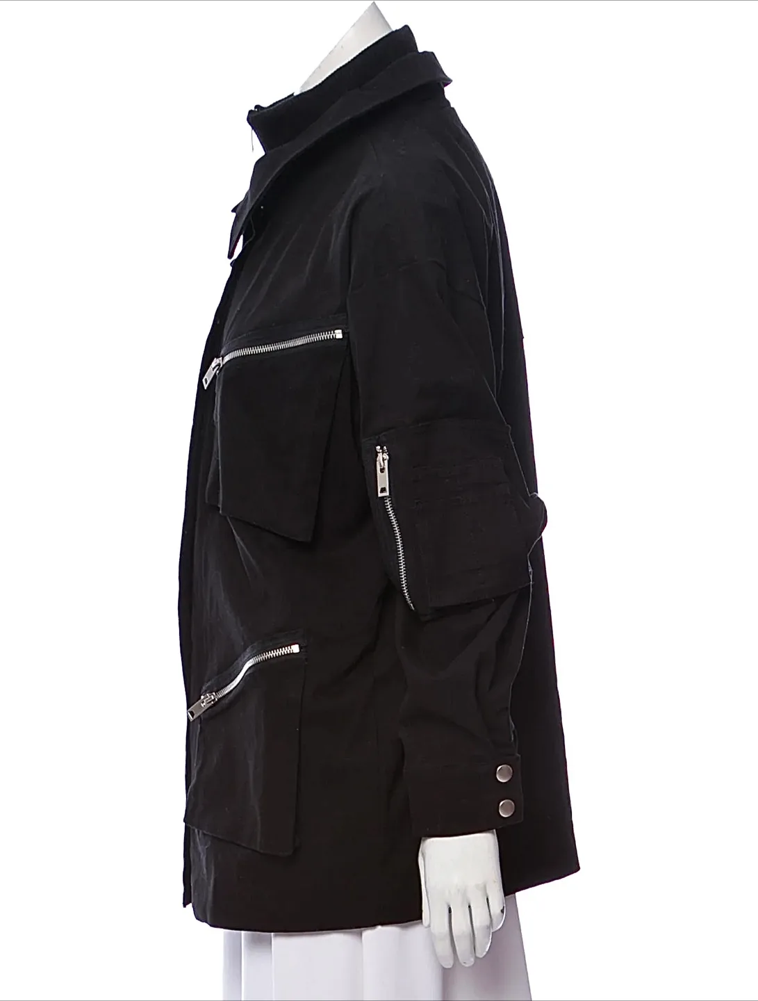 I Am Gia Elevara Black Utility Jacket image indicator(2)