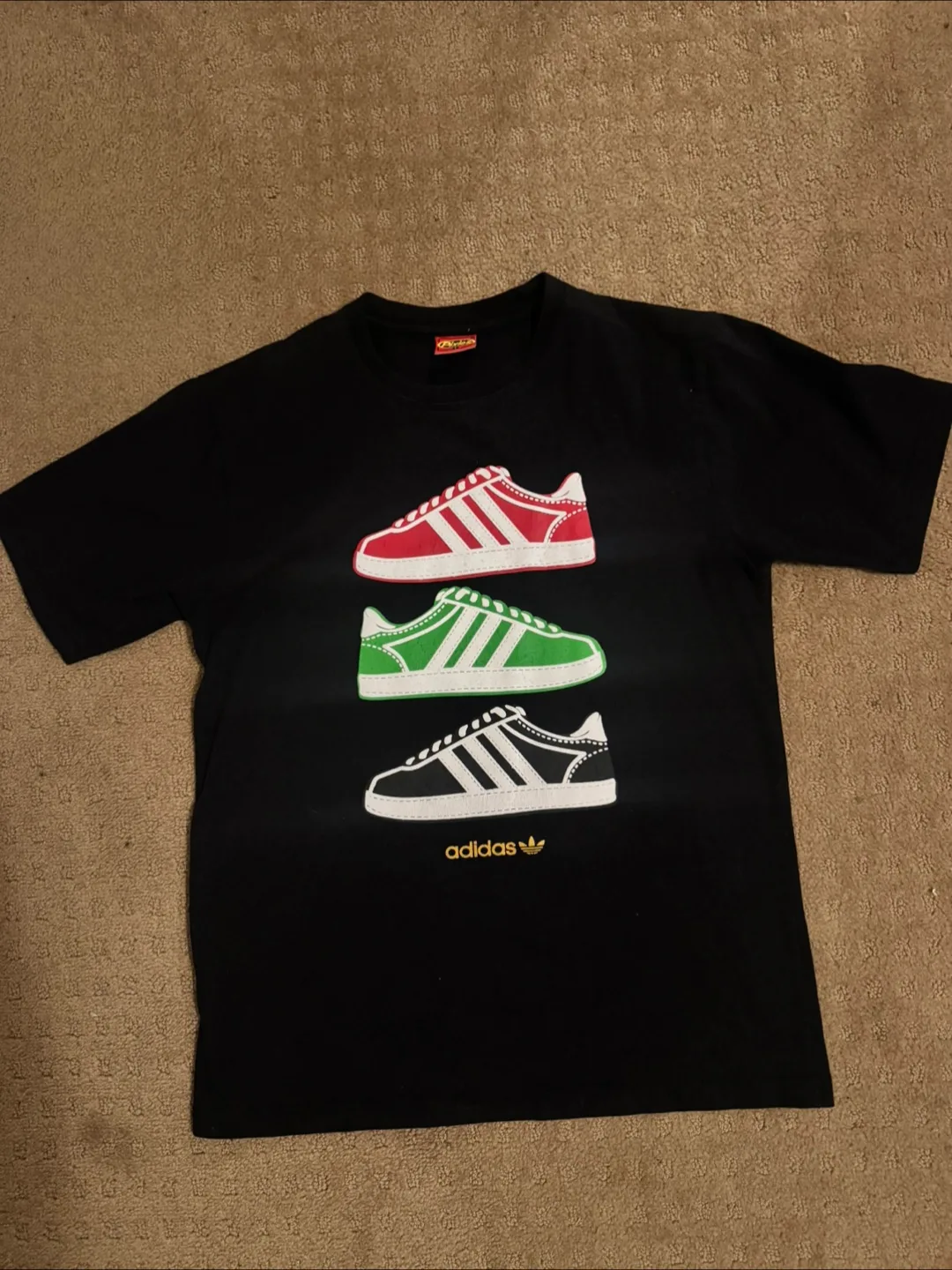Adidas Black Graphic Tee thumbnail