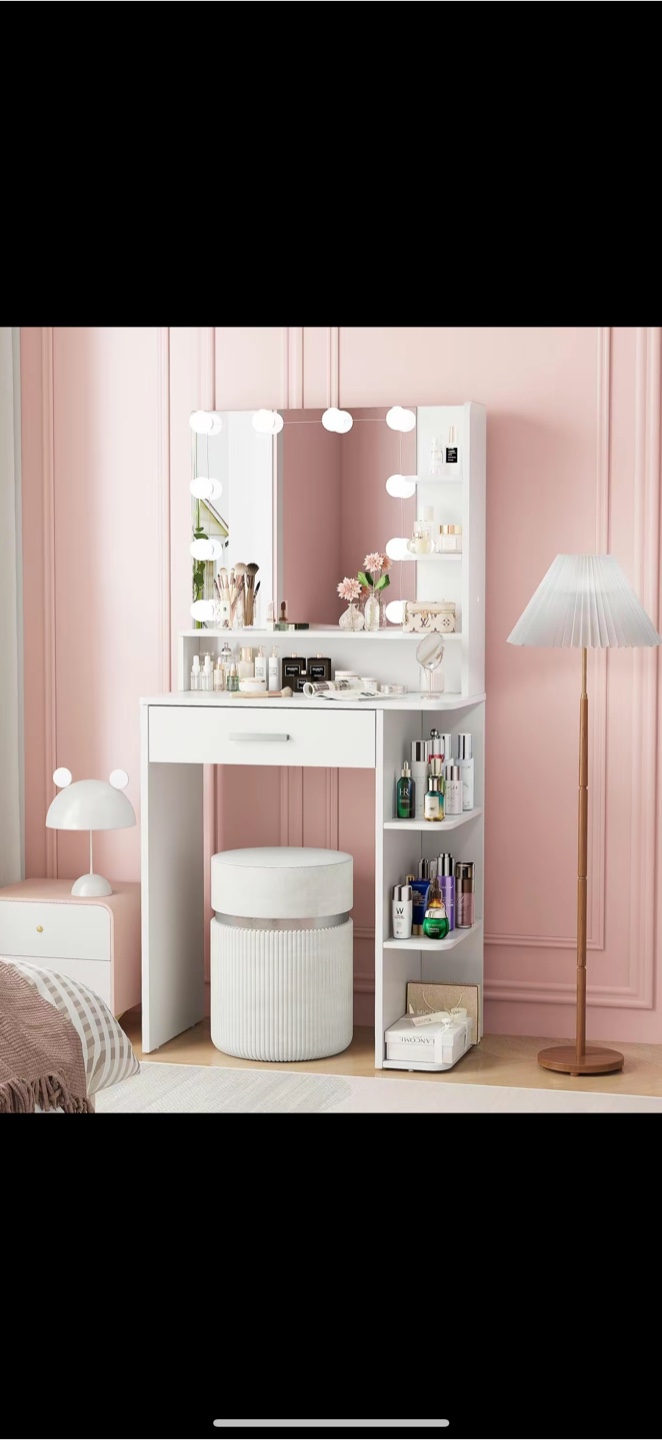 Vanity Table with Mirror - photo 3
