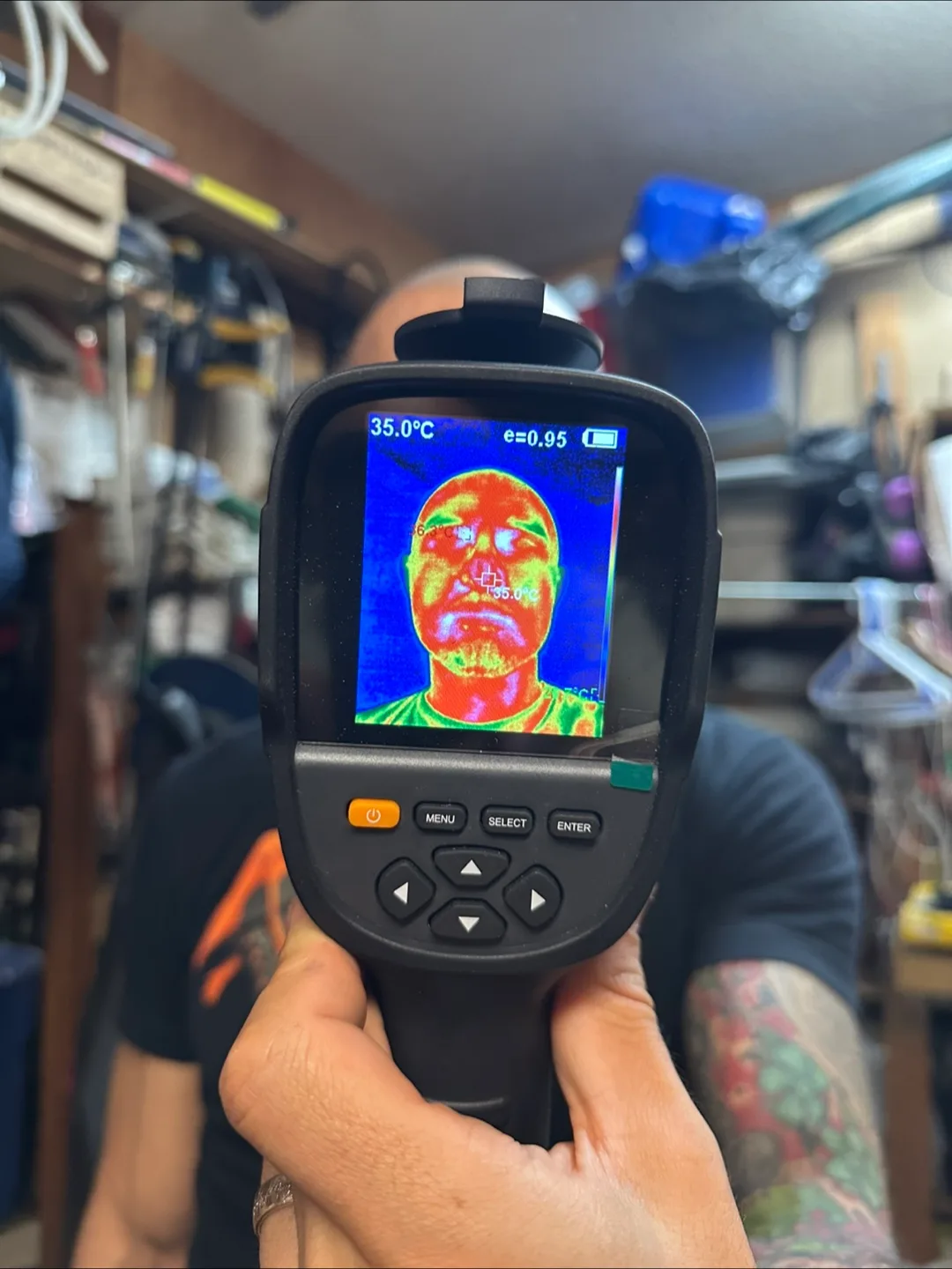 HTi HT-19 Thermal Camera image indicator(7)