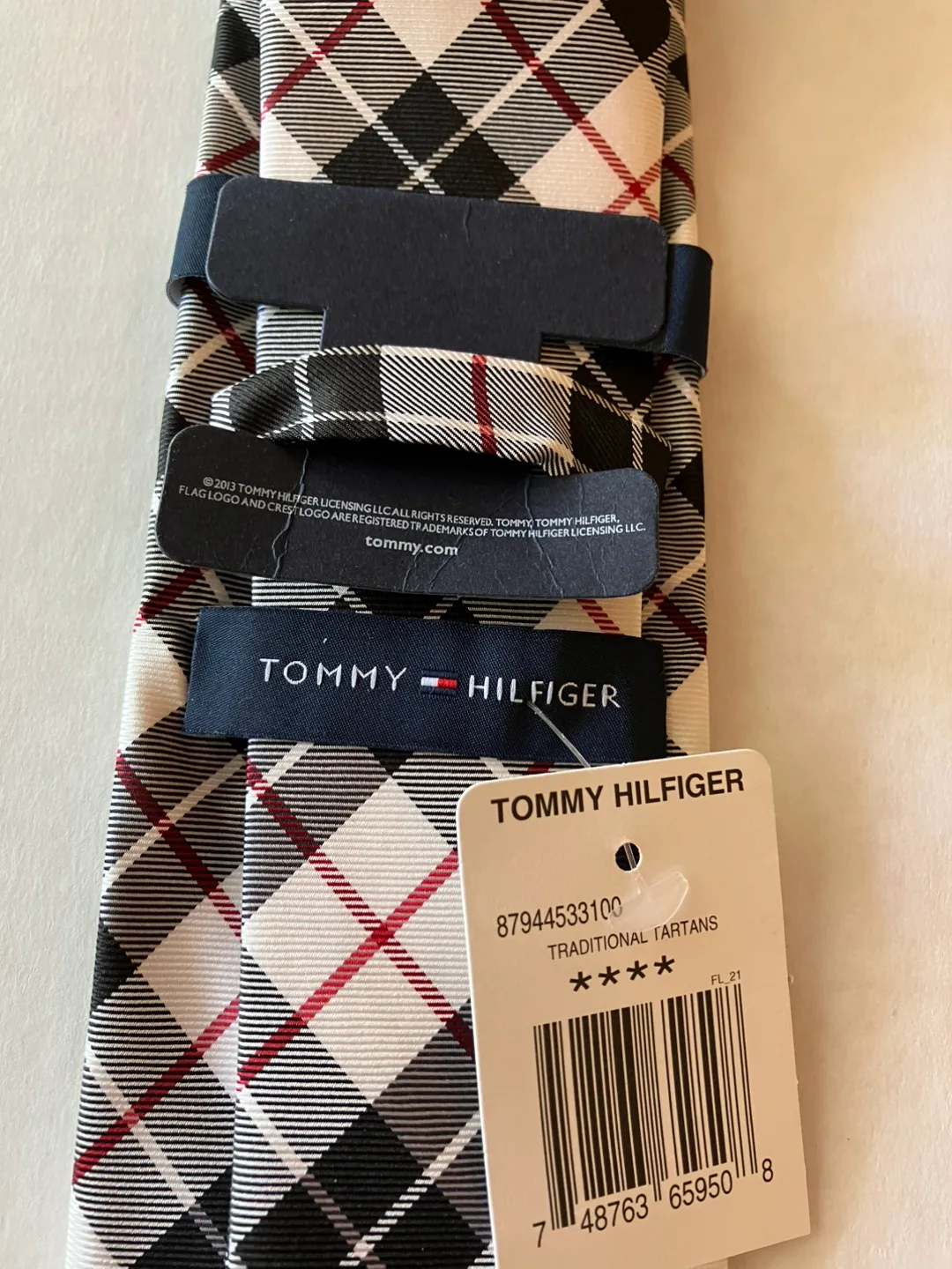 Tommy Hilfiger Plaid Tie image indicator(4)