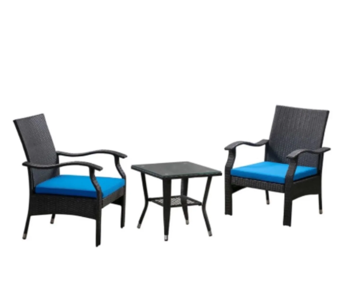 Patiorflare 3-Piece Wicker Chat Set thumbnail