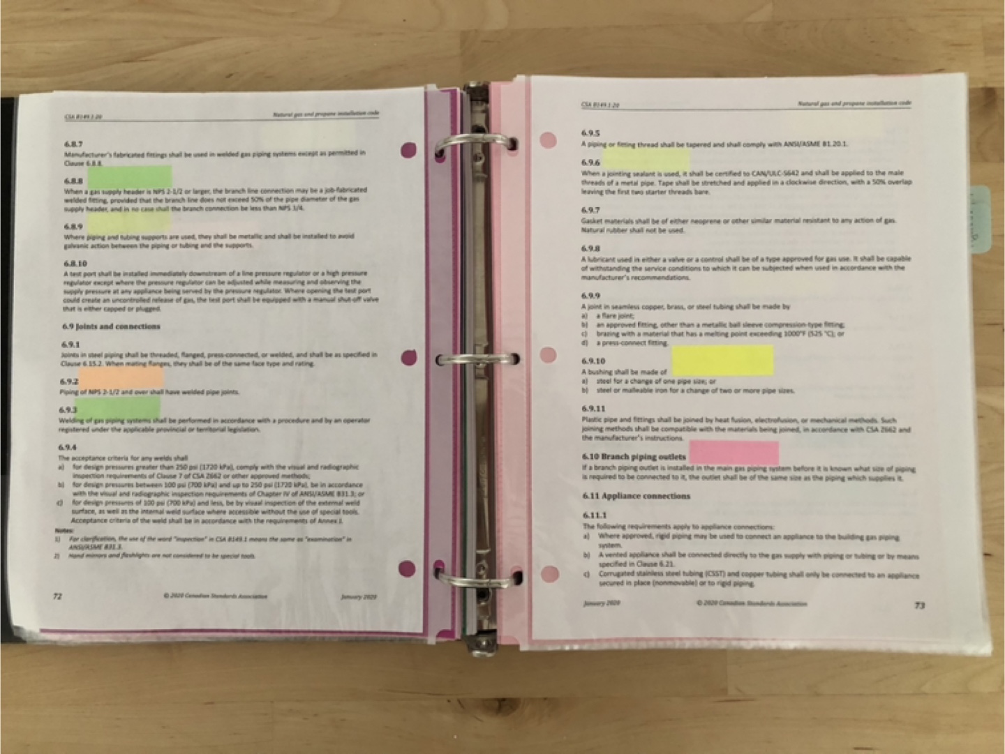 CSA B149.1:20 & B149.2:20 Code Books – HVAC/Gas Technician - photo 2