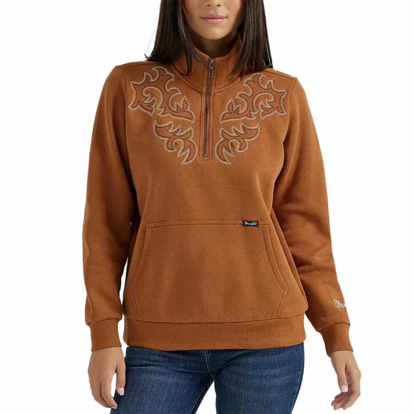 Wrangler Women's Western Quarter Zip Sweatshirt thumbnail