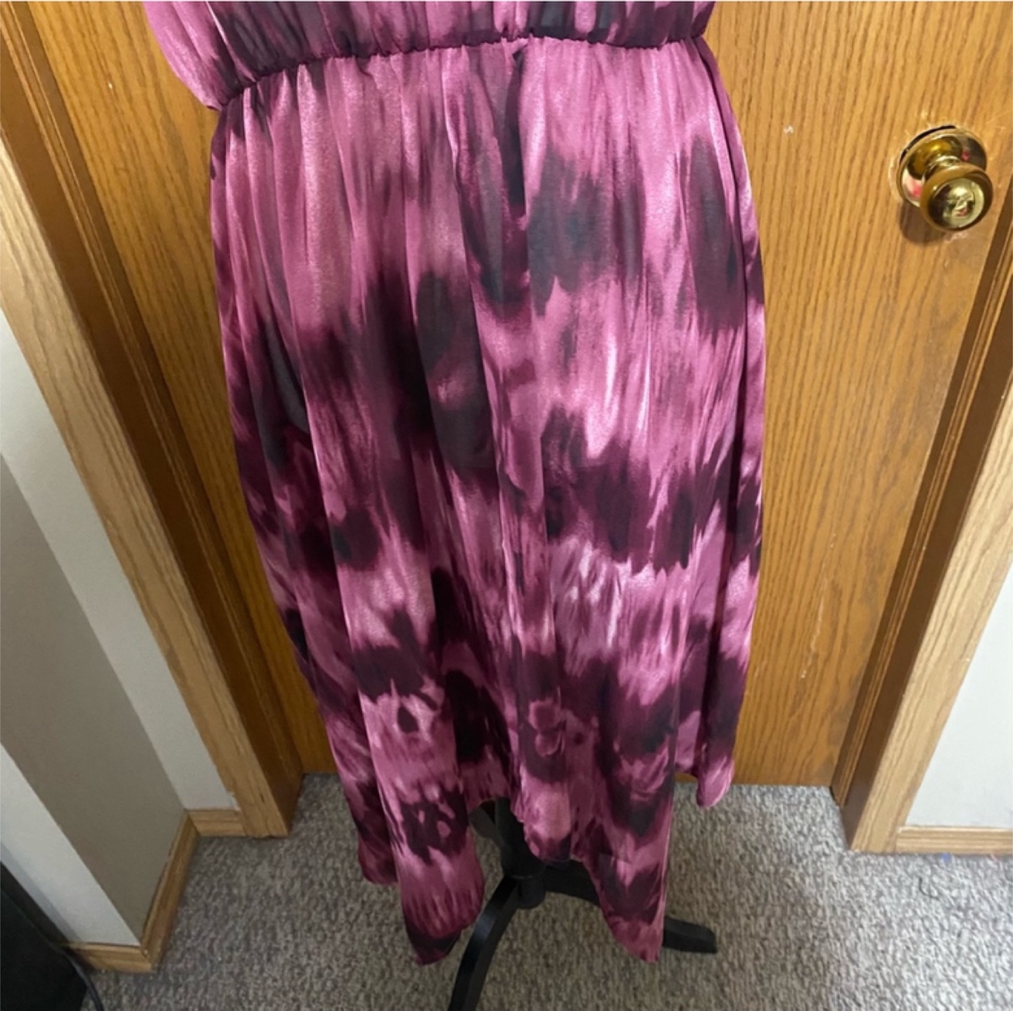 Cute sheer rye-dye dress handkerchief style - photo 4