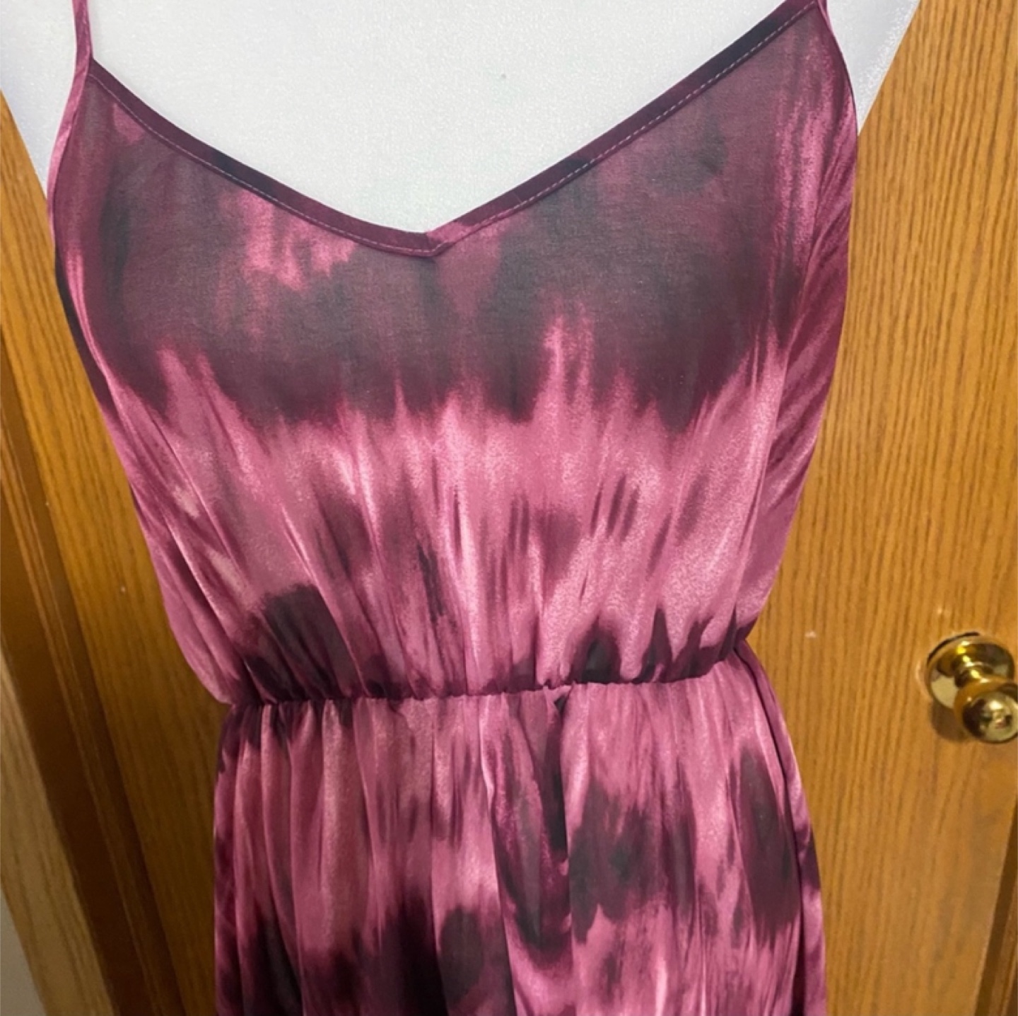 Cute sheer rye-dye dress handkerchief style - photo 3