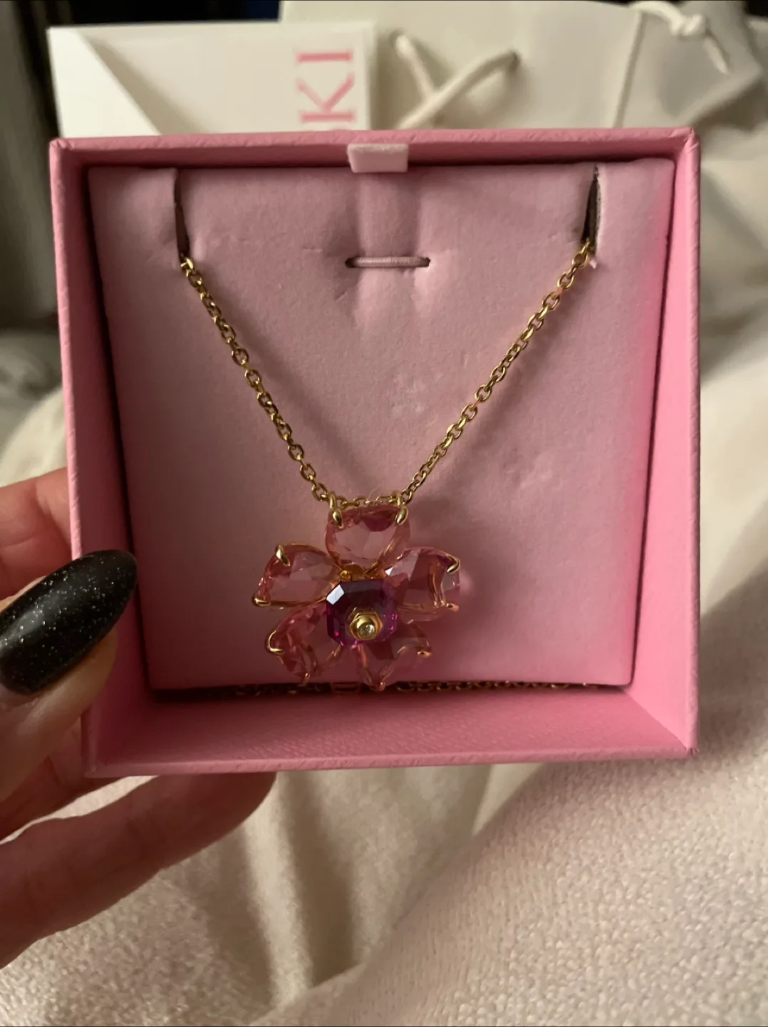 Swarovski Floral Necklace thumbnail