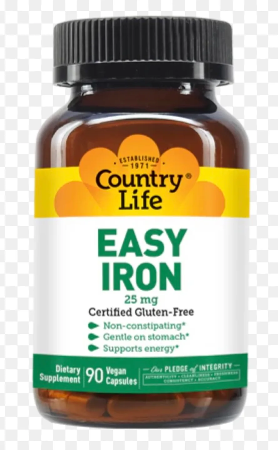 Country Life Easy Iron 90 gluten free Capsules thumbnail