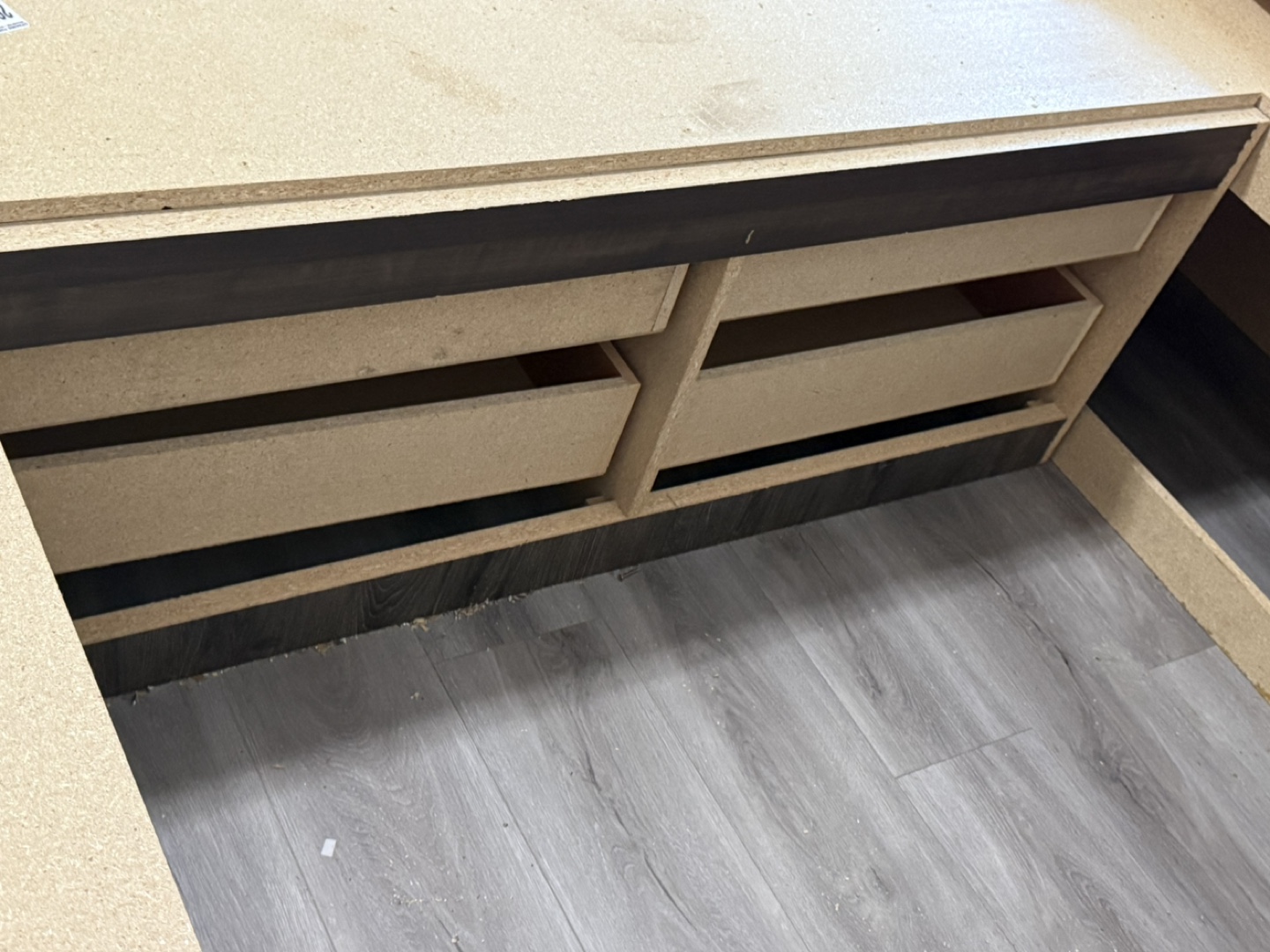 Dark Chocolate Bed Frame with Built-in Storage. Free - photo 4