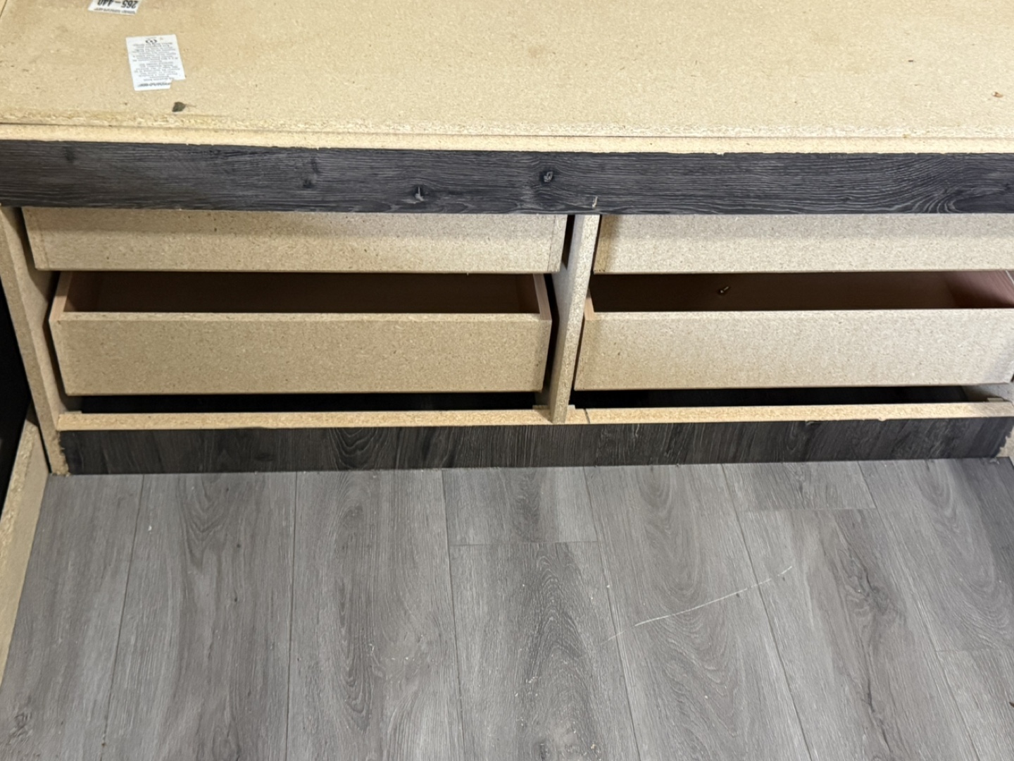 Dark Chocolate Bed Frame with Built-in Storage. Free - photo 5