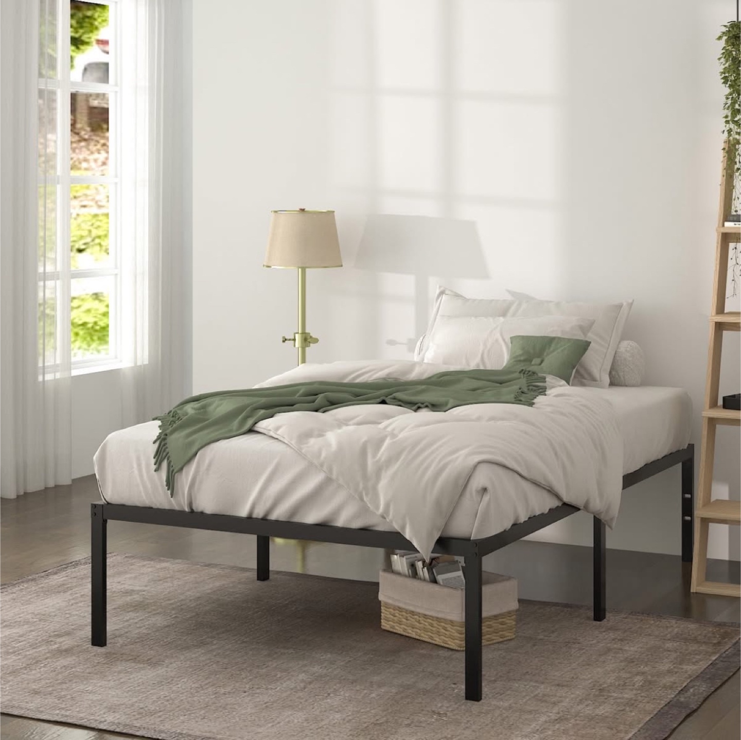 Full Metal Bed Frame (free mattress)