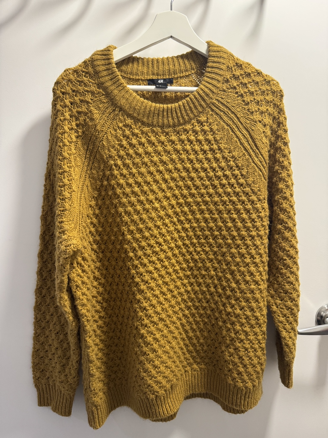 H&M Mustard Yellow Knit Sweater - Size M