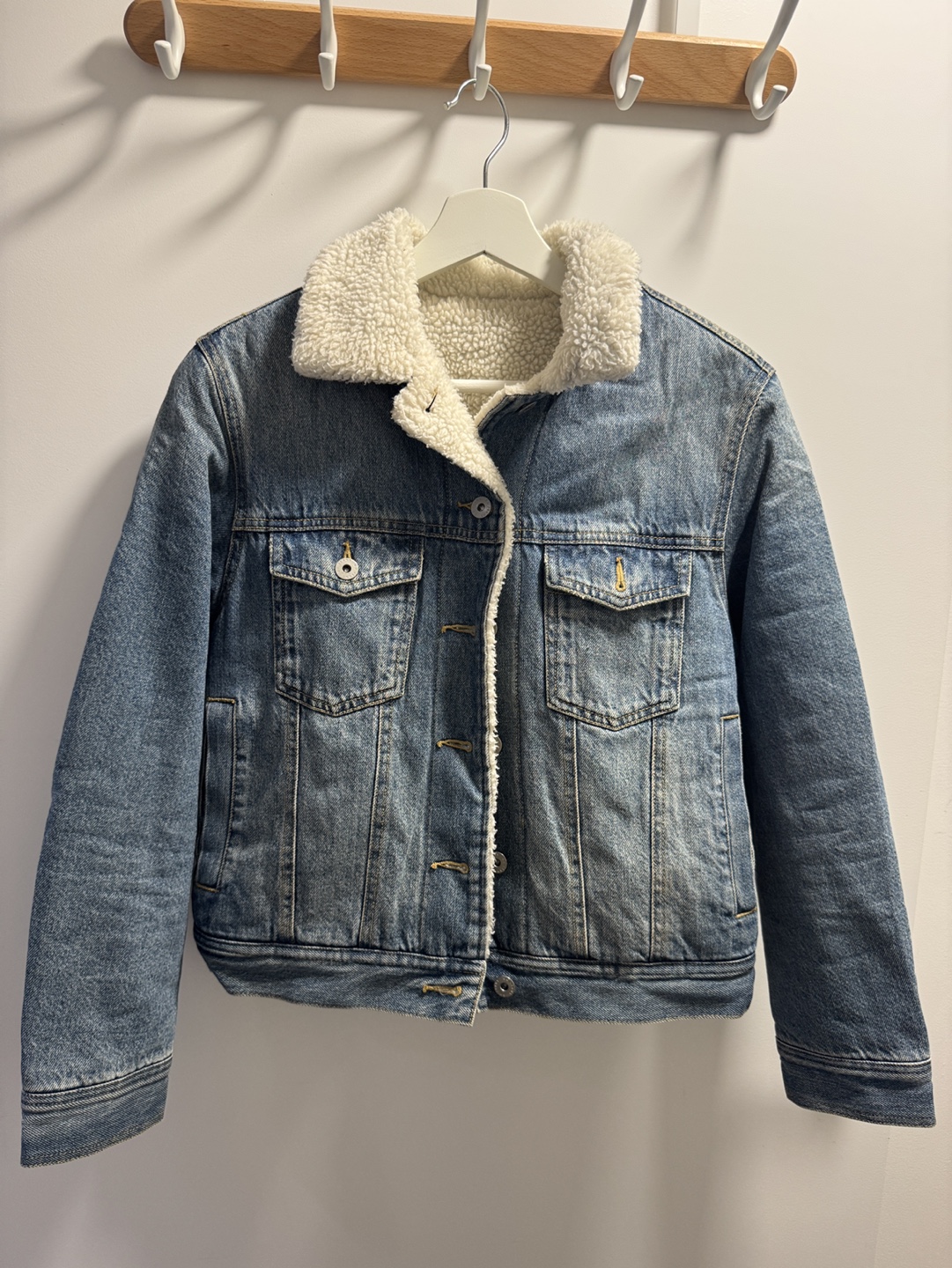 Sherpa Lined Denim Jacket
