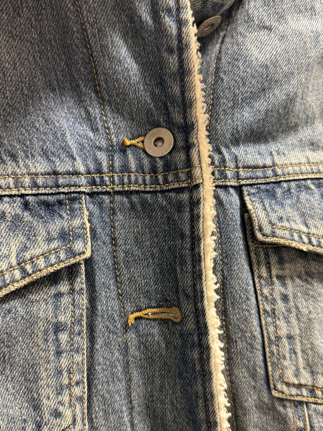Sherpa Lined Denim Jacket - photo 3