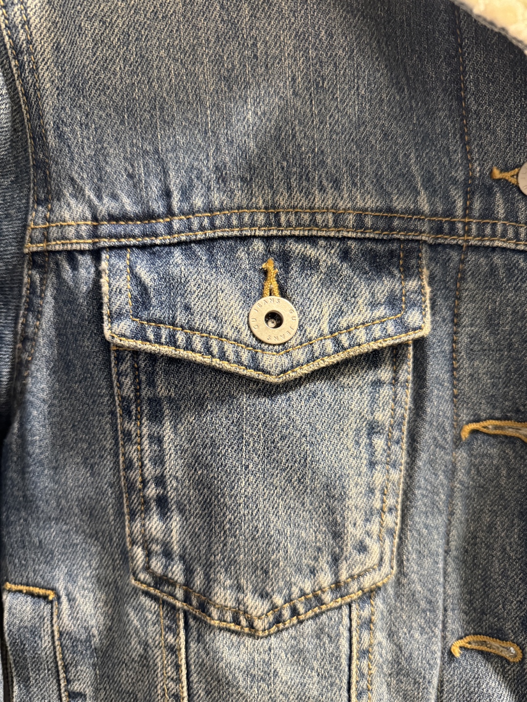 Sherpa Lined Denim Jacket - photo 2
