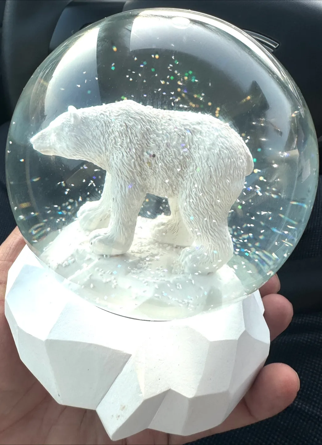 Polar Bear Snow Globe thumbnail