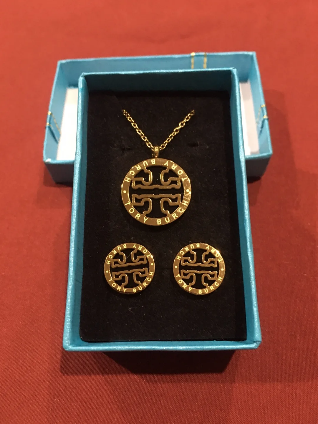 Tory Burch Necklace and Earrings Set thumbnail