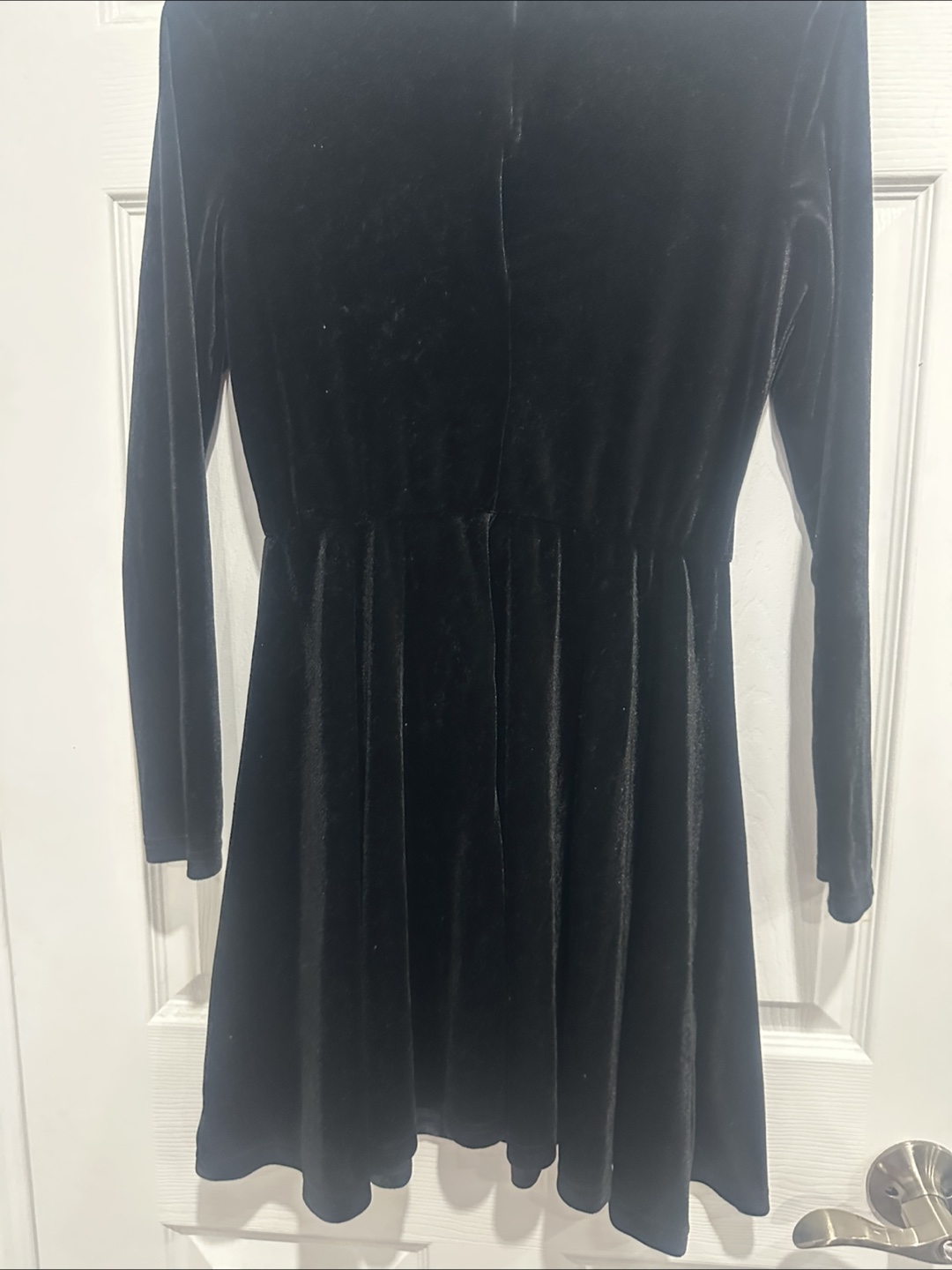 Shein Black Velvet Dress