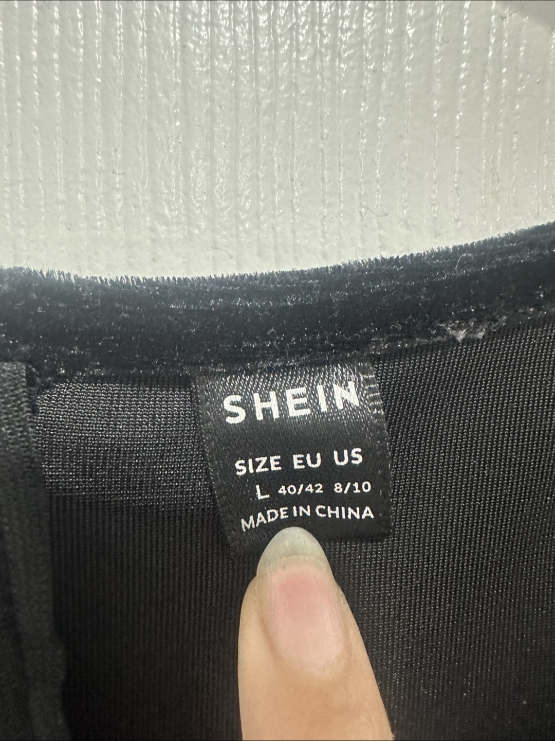 Shein Black Velvet Dress - photo 3