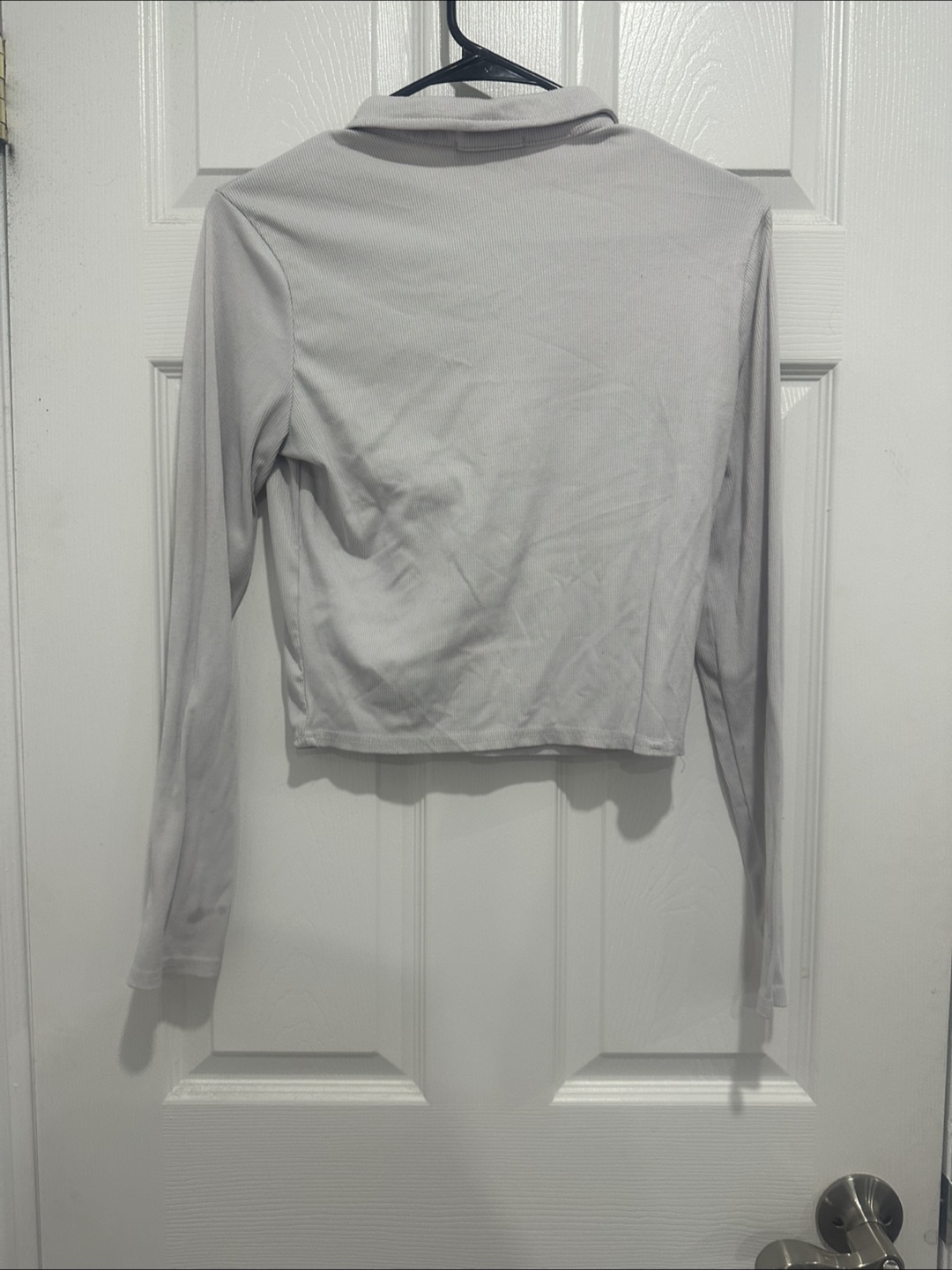 Long Sleeve Crop Top - photo 2