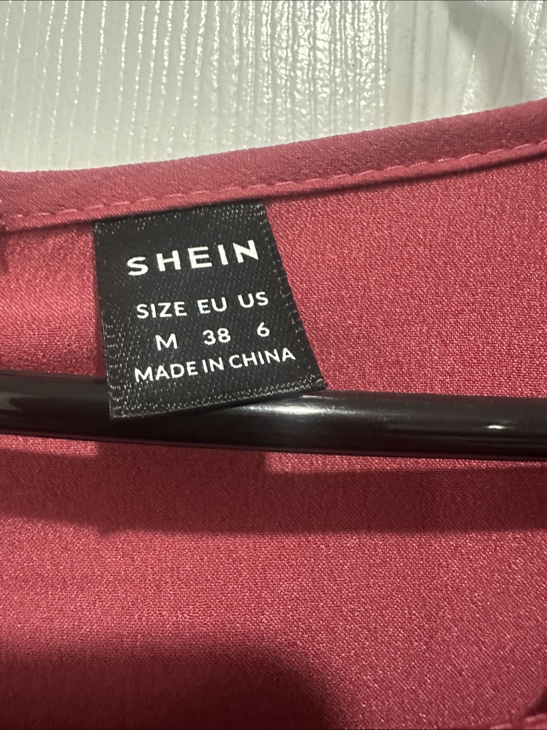 SHEIN Burgundy Midi Dress - photo 2