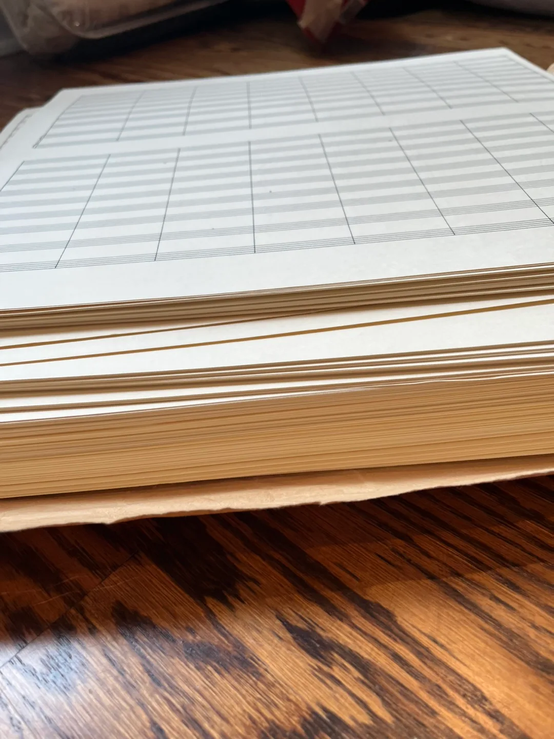 FREE!! MOVING!!! PROFESSIONALLY PRINTED Music Score Paper image indicator(2)