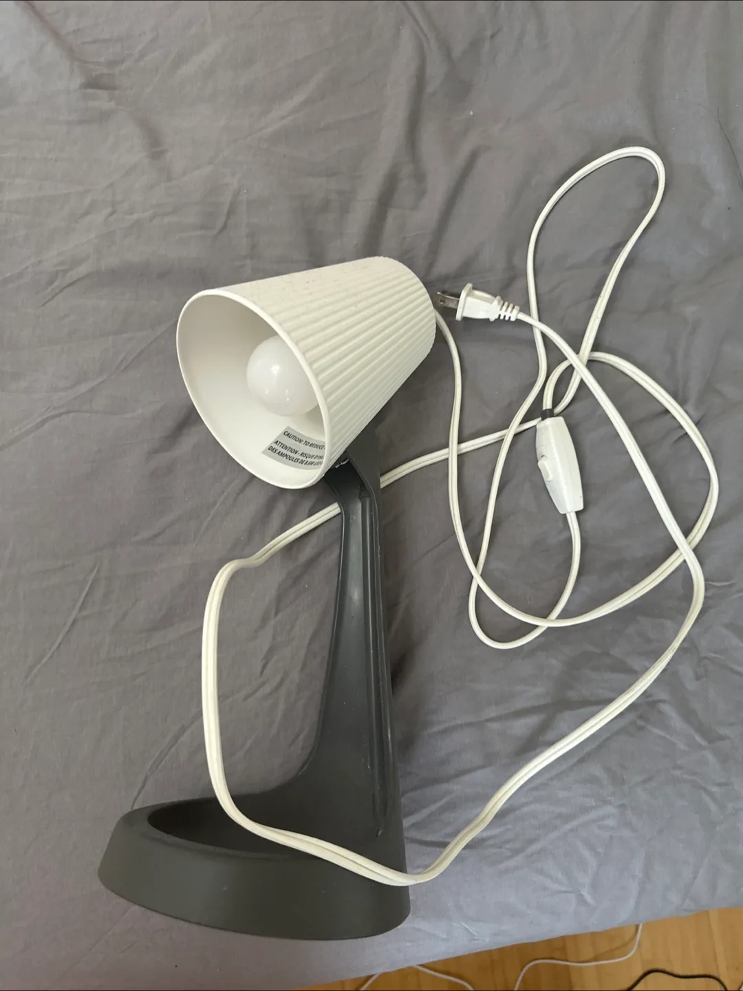 Desk Lamp with White Shade thumbnail