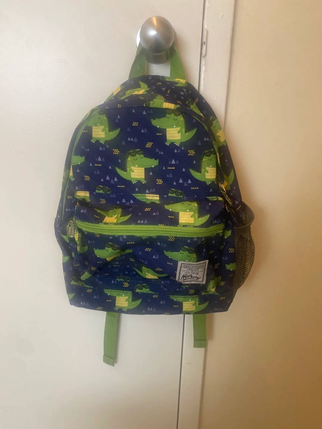 Kids Backpack with Alligator Print thumbnail