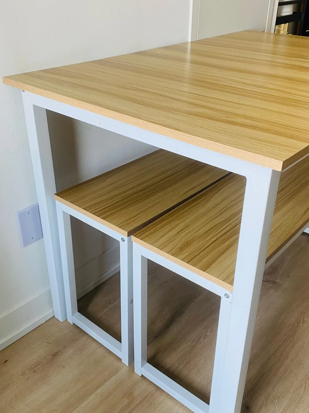 Dining Table Set with Bench and Stool image indicator(2)