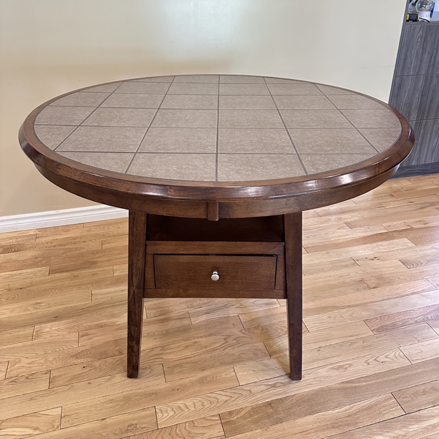 Stone Top Solid wood High Table (CAN DELIVER