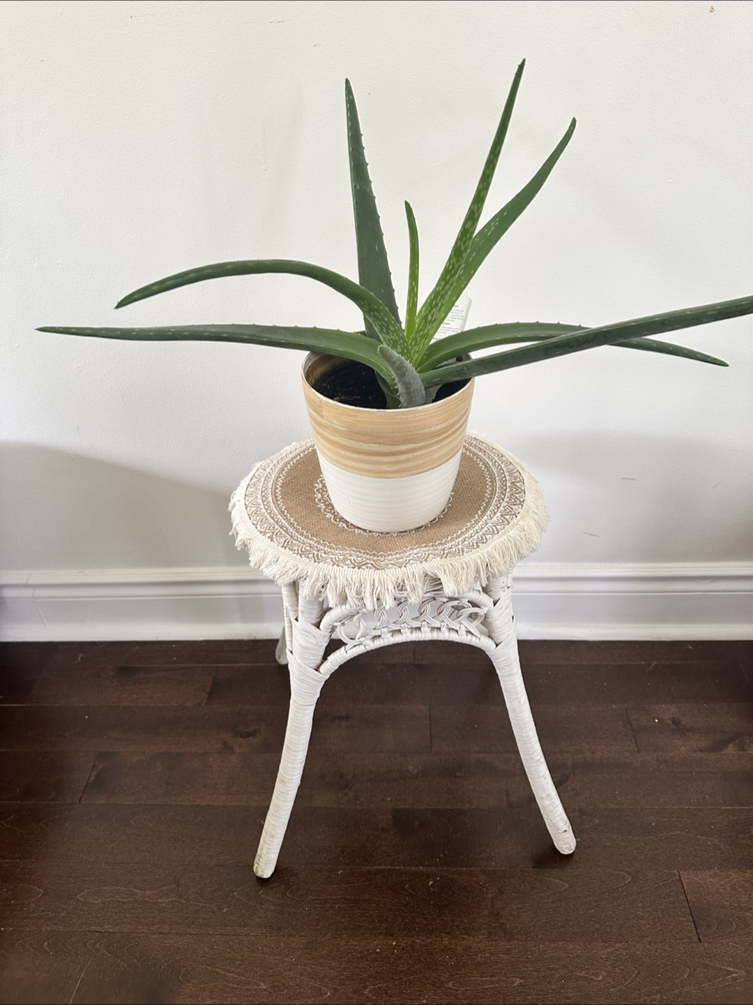 Wicker Side Table - photo 2