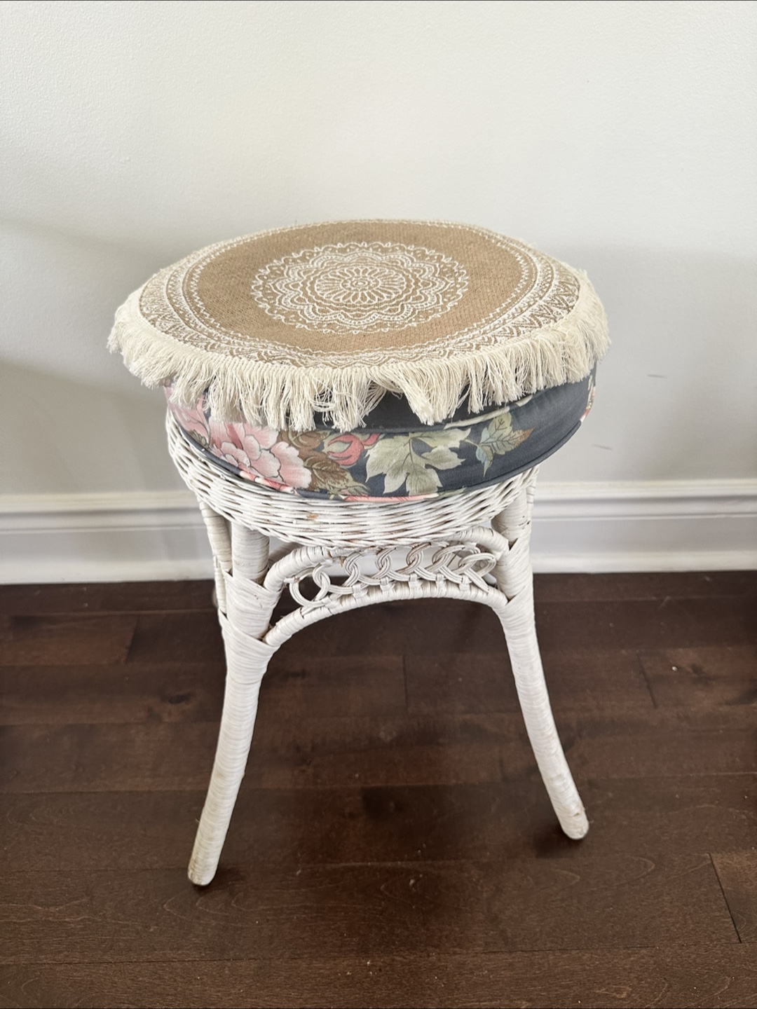 Wicker Side Table