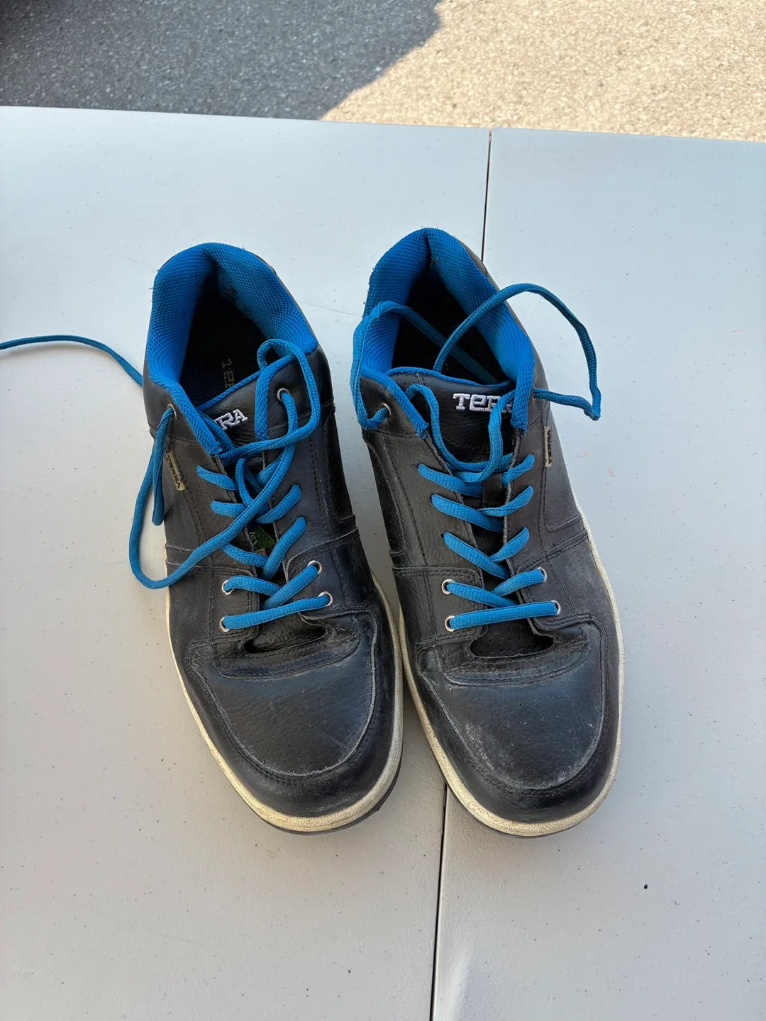 TERRA Black Safety Shoes - Size 12 - Steel Toe thumbnail