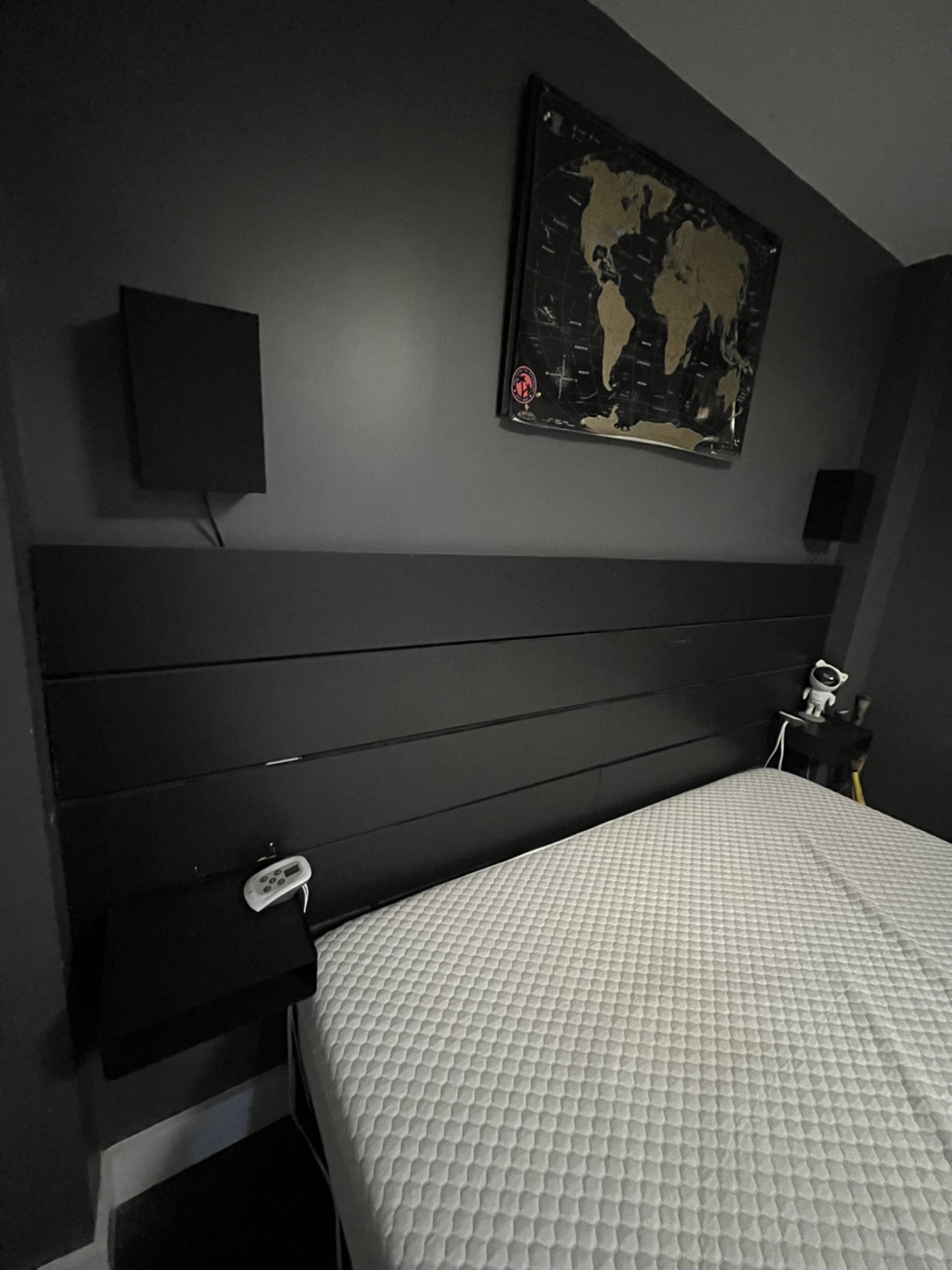 Black Wall Mounted Headboard - photo 2