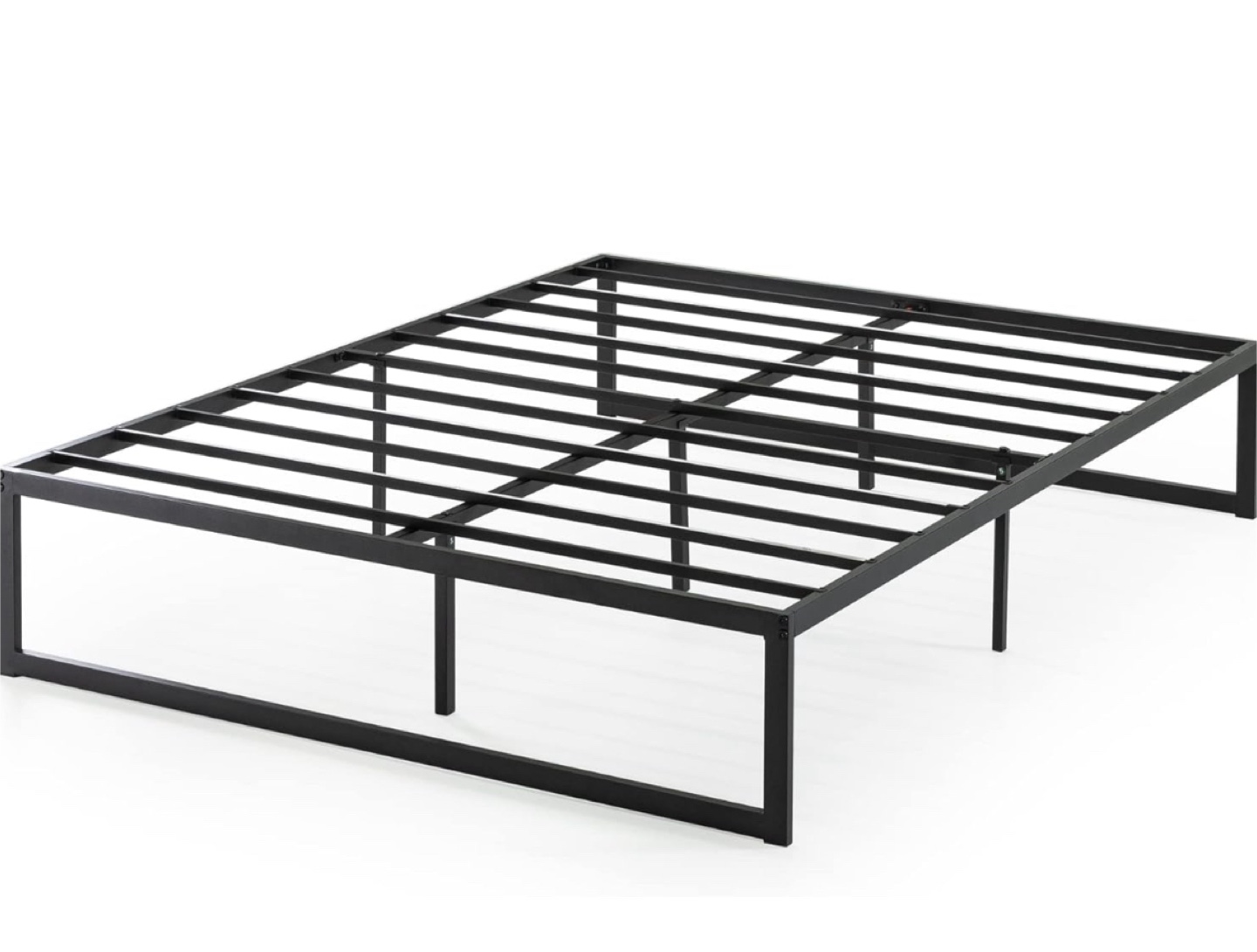 King Size Metal Bed Frame - Black - photo 3
