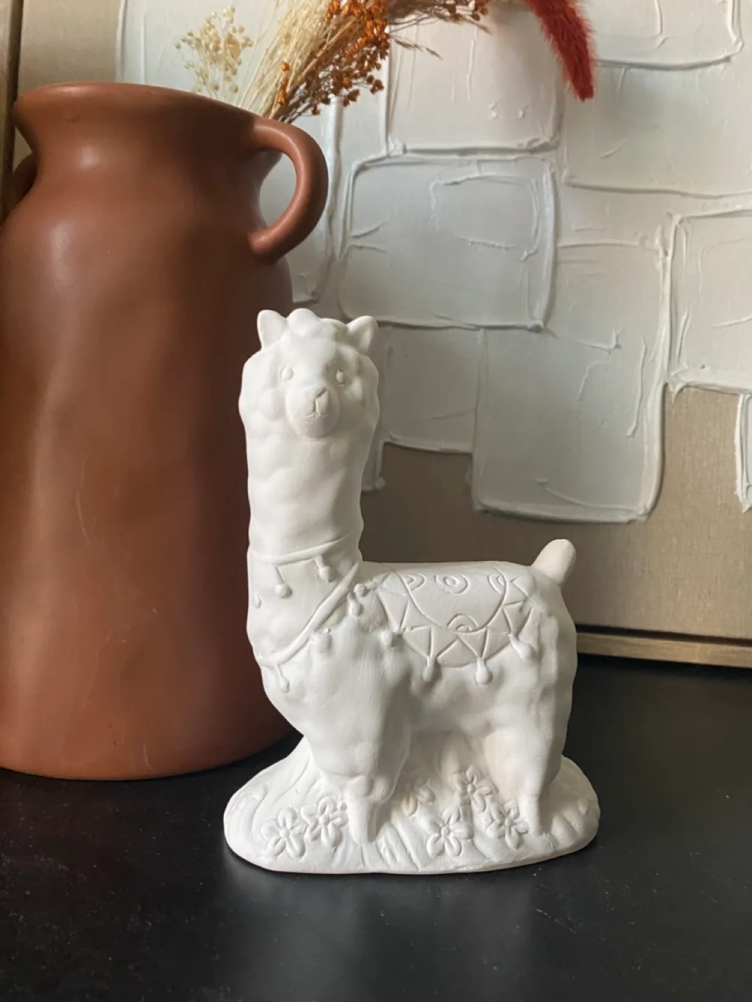 Ceramic Llama Figurine thumbnail