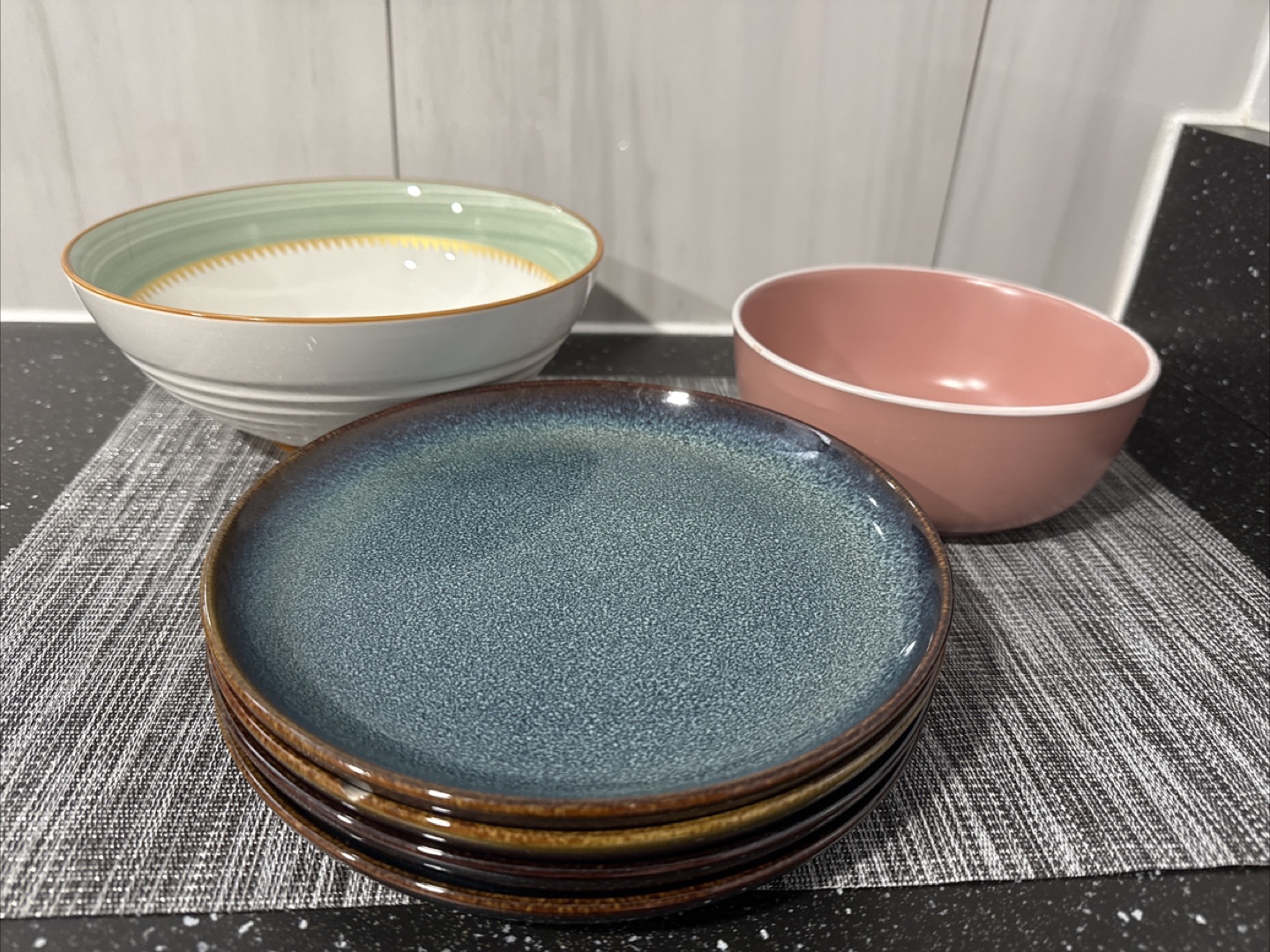Dinnerware Set, ikea GLADELIG side plate 20 blue 4pk