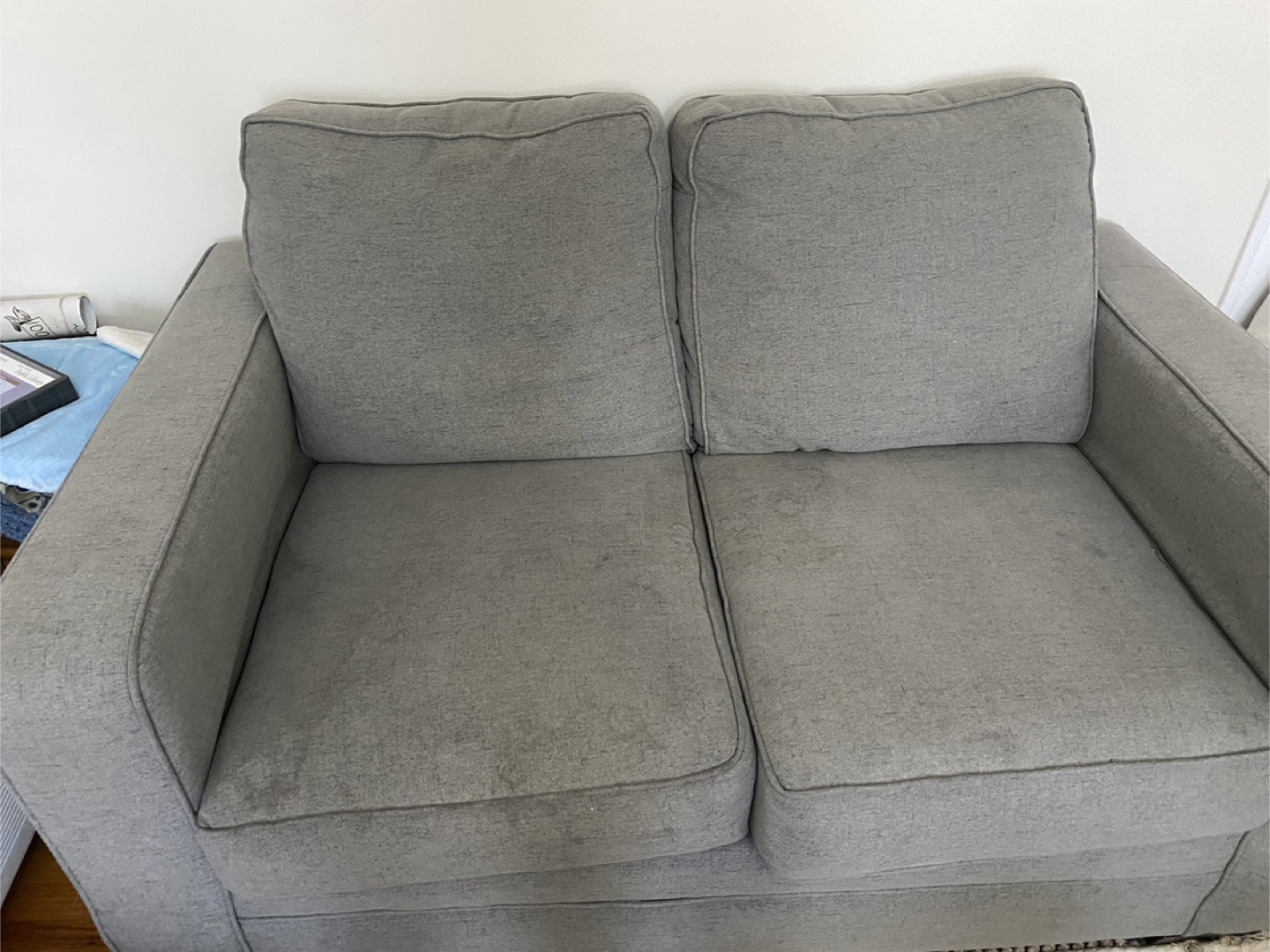 Cozy Gray Two-Seater Sofa - photo 2