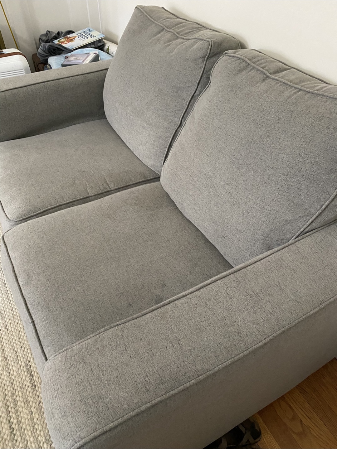 Cozy Gray Two-Seater Sofa - photo 3