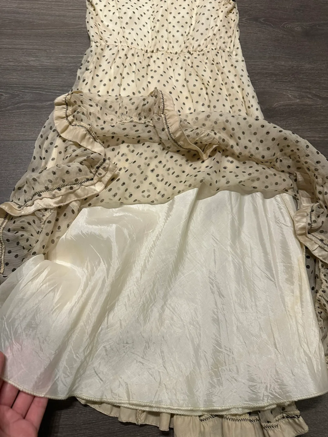 Sandro dress size 2 polka dot image indicator(4)