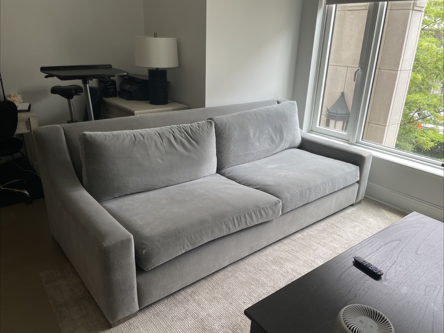Restoration hardware Parisian track luxe sofa - photo 2