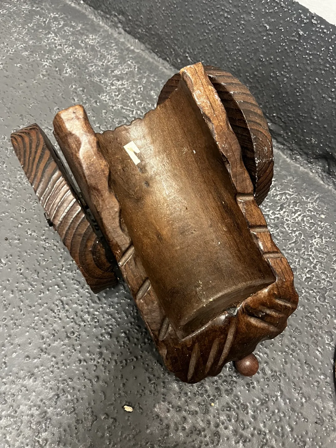 Hand-Carved Wooden Cannon thumbnail