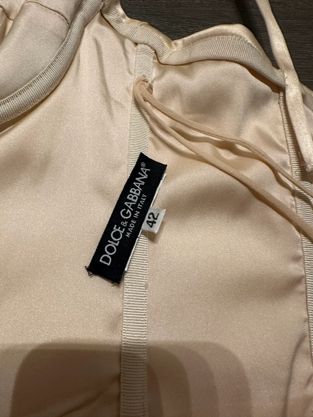 Dolce Gabbana silk corset made in Italy size 42 image indicator(8)