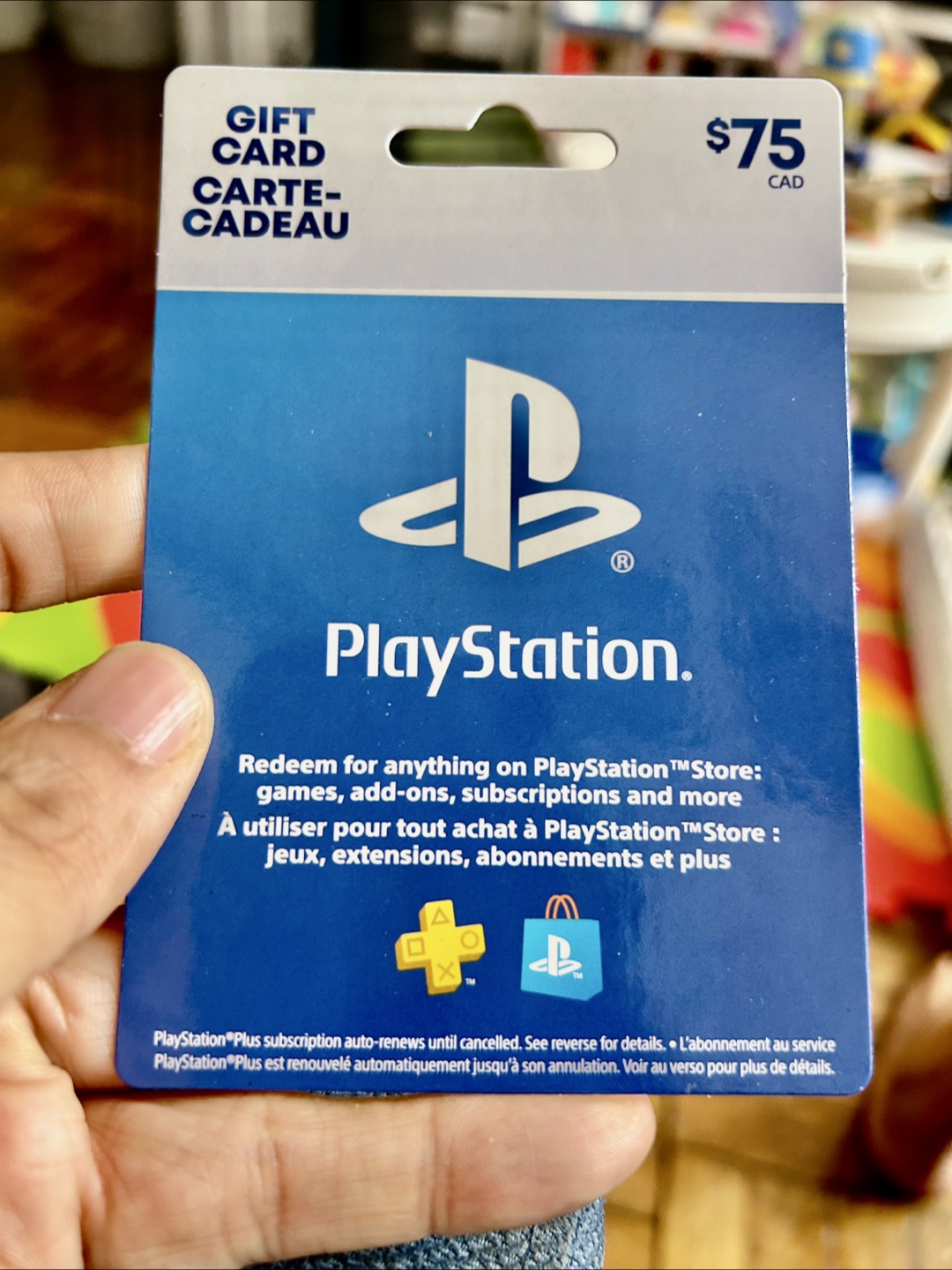 PlayStation $75 CAD Gift Card - photo 2